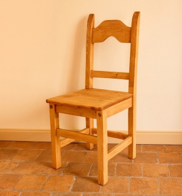 Scaun Rustic Maria din lemn masiv 40 x 42 x 91 cm