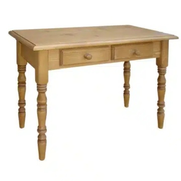 Birou Inka cu 2 sertare lemn masiv, 100 x 50 x 75 cm - Img 2