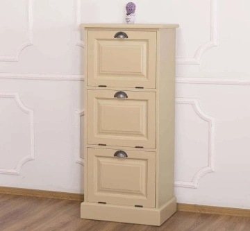 Comoda lemn masiv, 3 usi rabatabile, 55 x 40 x 126 cm - Img 4