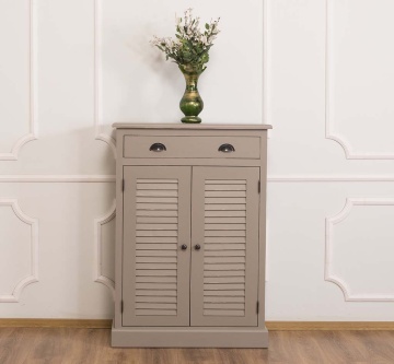 Comoda Mediterana lemn masiv, 2 usi si 1 sertar, 85 x 37 x 120 cm - Img 1
