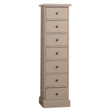 Comoda Turn cu 7 sertare, lemn masiv, 43 x 33 x 150 cm - Img 4
