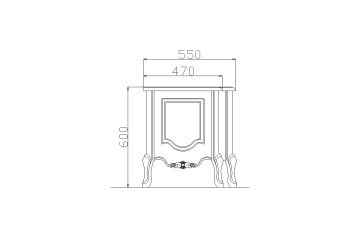 Comoda TV dormitor Andra, 5 sertare, lemn masiv, 180 x 55 x 60 cm - Img 6