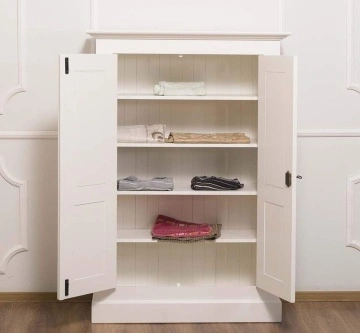 Dulap / Sifonier lemn masiv cu 2 usi, 98 x 40 x 140 cm - Img 3