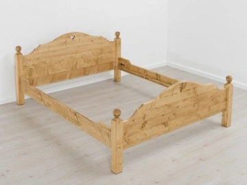 Pat Rustika Pedro lemn masiv, 90 x 200 cm, 140 x 200 cm, 160 x 200 cm sau 180 x 200 cm - Img 6