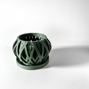 Rimo - Jardinier modern de orhidee: design geometric cu drenaj pentru plante de orhidee sănătoase și aerare - Img 7