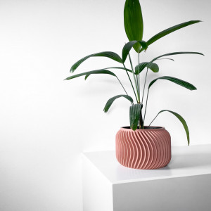 Vilex - Ghiveci cu drenaj pentru interior, imprimat 3D pentru flori și suculente - Img 3
