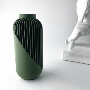 YAO - Vasă uscată de interior (6", 7", 8") înălțime: Decor modern imprimat 3D pentru flori uscate - Img 6