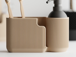 Duova – Organizatorul oval elegant pentru baie și birou - Img 4