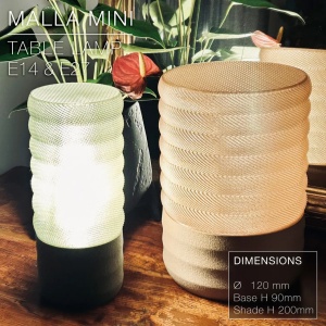 MALLA MINI - Lampa tesuta pentru noptiera