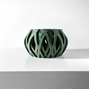Rimo - Jardinier modern de orhidee: design geometric cu drenaj pentru plante de orhidee sănătoase și aerare