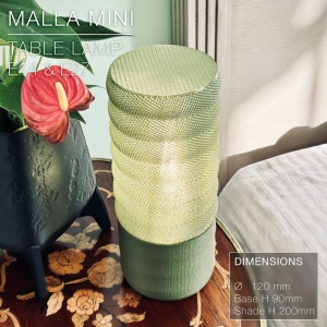 MALLA MINI - Lampa tesuta pentru noptiera - Img 3