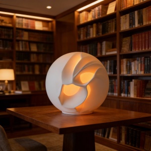 Sculptat de lava - lampa de masa - Img 4