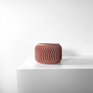 Vilex - Ghiveci cu drenaj pentru interior, imprimat 3D pentru flori și suculente - Img 5