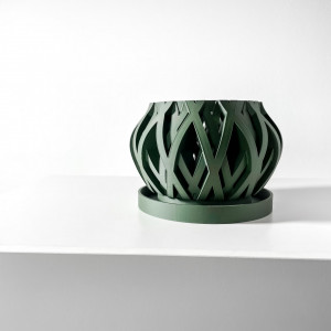 Rimo - Jardinier modern de orhidee: design geometric cu drenaj pentru plante de orhidee sănătoase și aerare - Img 4