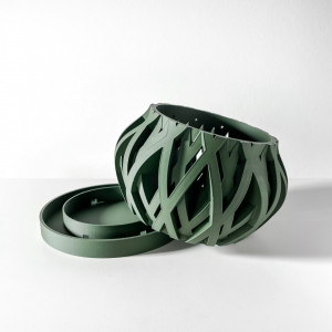 Rimo - Jardinier modern de orhidee: design geometric cu drenaj pentru plante de orhidee sănătoase și aerare - Img 5