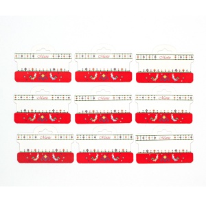 Carton motiv traditional si cocoș, set 100 buc