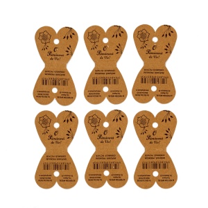 Carton bratara inima, set 100 buc