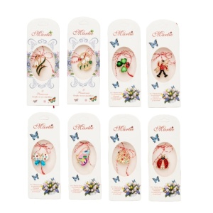 Brosa in cutie mov, set 10 buc