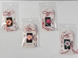 PANDANTIV FLORAL ,set 10 buc