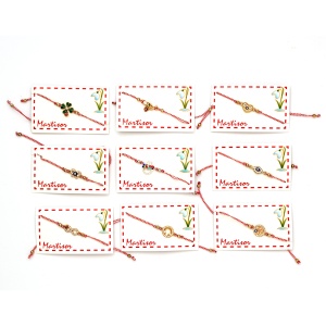 Bratara carton traditional ,set 10 buc