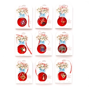 Brosa cutie cu catifea, set 10 buc