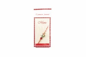 BRATARA FLORALA PE CARTON SIDEFAT,set 10 buc