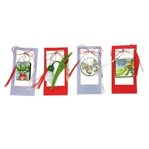 Brosa lemn, set 10 buc