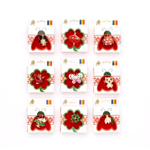 Brose in cutie traditionala, set 10 buc