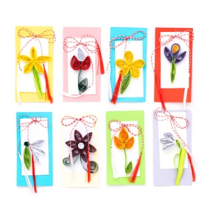Martisor Quilling, set 10 buc