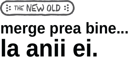 „merge prea bine… la anii ei.” / bumper sticker auto (Culoare: Alb) - 2 | YEO