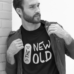 The original New Old / tricou negru unisex
