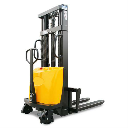Transpalete semi-electrice cu catarg