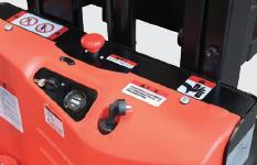 transpalet electric cu catarg ES10-10ES incarcator acumulatori intern