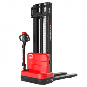 EST124 - 3000, TRANSPALET ELECTRIC CU CATARG, INALTIME DE RIDICARE 3.000MM, SARCINA MAXIMA 1.200 KG - Img 1