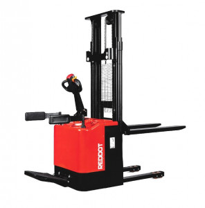 RS20-4000, TRANSPALET CU PLATFORMA (RIDER), CAPACITATE 2.000 KG, INALTIME DE RIDICARE 4.000 MM