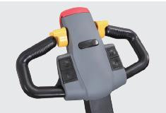 Transpalet marca EP maneta de comanda