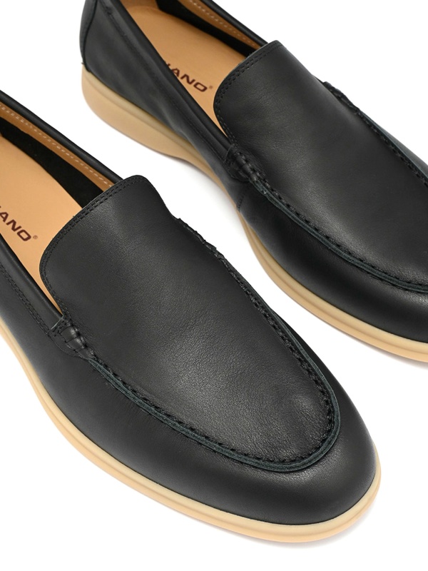 МЪЖКИ ЕЖЕДНЕВНИ МОКАСИНИ ОТ ЕСТЕСТВЕНА КОЖА В ЧЕРЕН ЦВЯТ