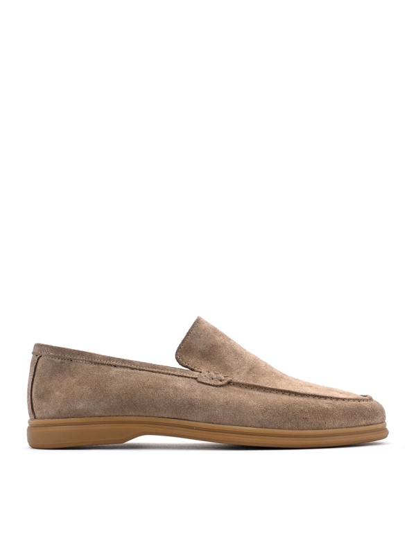 MEN'S DAILY NATURAL SUEDE LOAFERS IN BEIGE