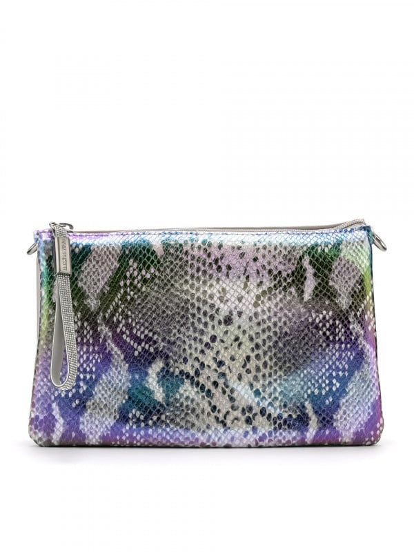 WOMEN'S BAG WITH AN ATTRACTIVE SNAKE PRINT