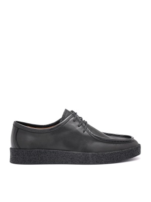 MEN'S GENUINE LEATHER MOCCASINS WITH LACE-UPS
