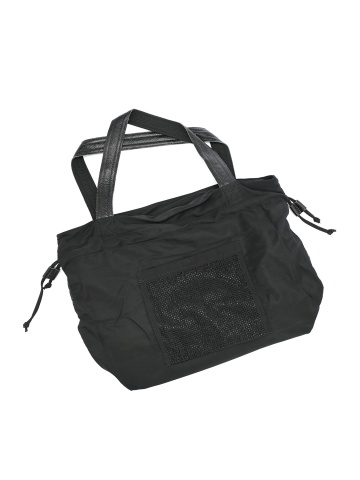 WOMEN'S BAG WITH HANDLES MADE OF GENUINE LEATHER AND CRYSTALS