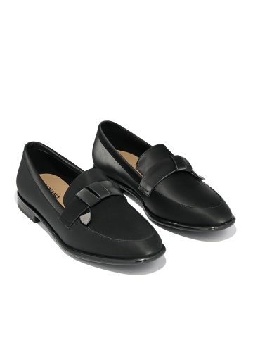 WOMEN'S GENUINE LEATHER MOCCASINS IN BLACK