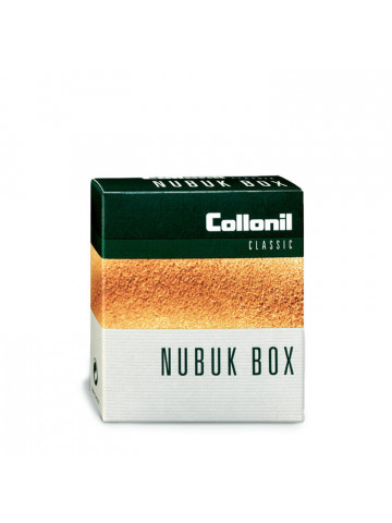Гъба за сухо почистване на набук и велур, щадяща материите. Collonil Nabuk box classic
