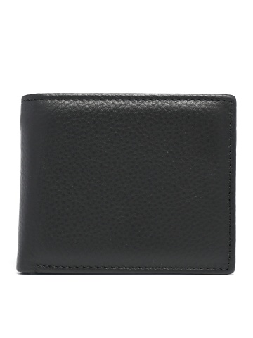 MEN'S STYLISH GENUINE LEATHER WALLET IN BLACK