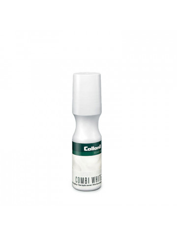 White paint for smooth leather and textile shoes COMBI WHITE