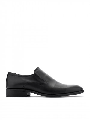 MEN'S ELEGANT GENUINE LEATHER SHOES WITHOUT TIES WITH PERFORATION