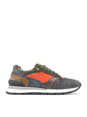 MEN'S SPORTY-ELEGANT SHOES IN GENUINE LEATHER AND SUEDE