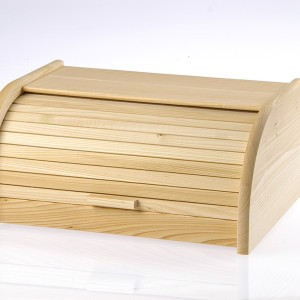 Kutija za hleb drvena - Domy 400x265x165mm