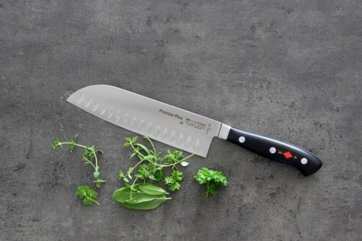 Nož santoku za začinsko bilje 18K Dick Premier Plus