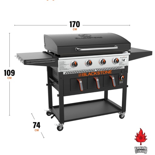 Blackstone 36″ Griddle Air Fryer Combo dimenzije